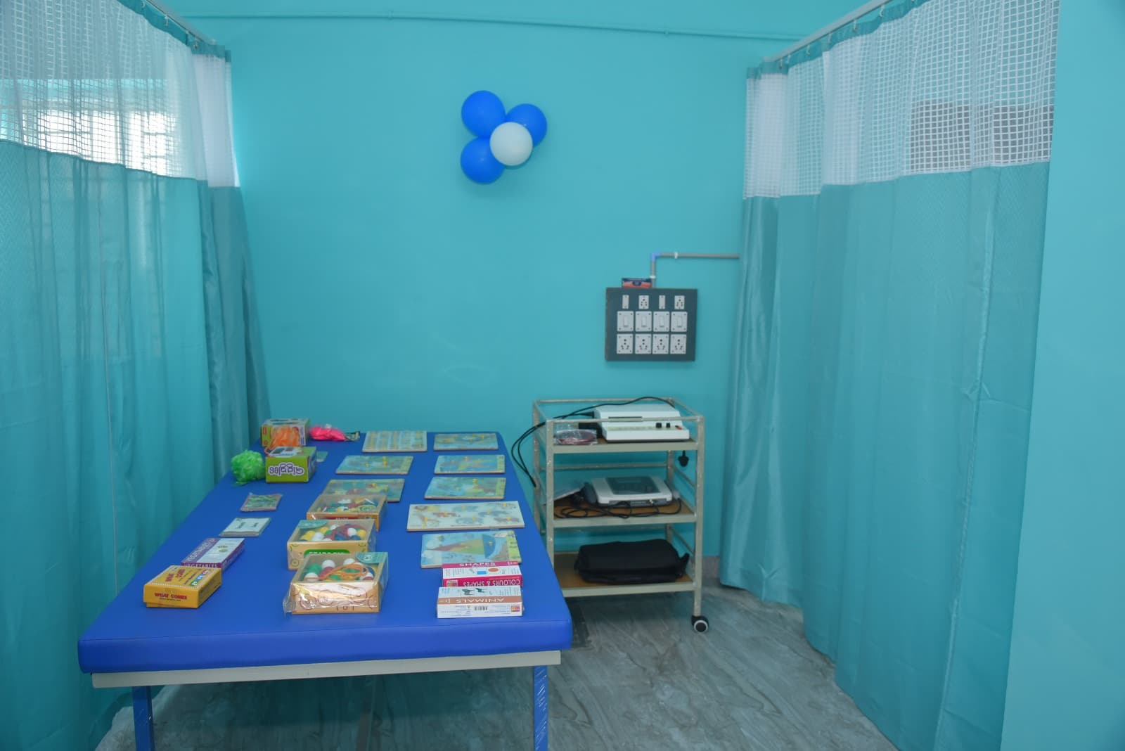 Dedicated speech and behavioral therapy room